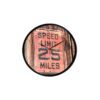 Reloj de pared sobre disco de vinilo Speed 25 mph