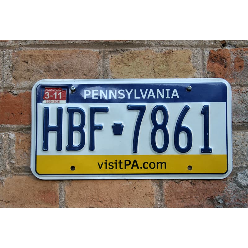 Matrículas Americanas Pennsylvania
