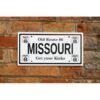 Placa Matrícula Route 66 Missouri