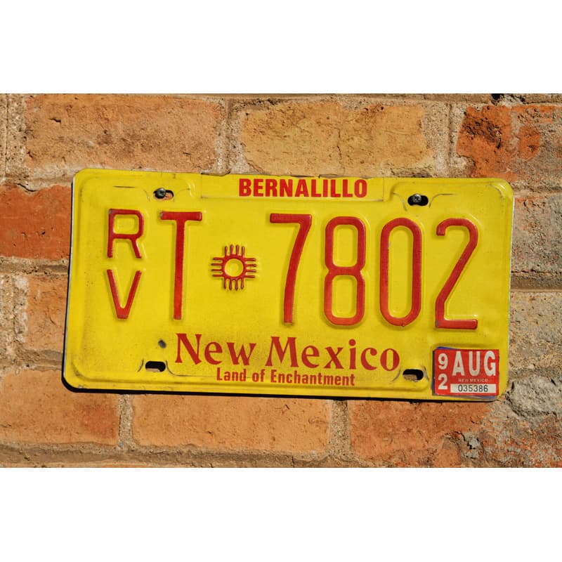 Matrículas Americanas New Mexico Special