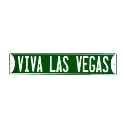 Placa Decorativa Viva Las Vegas