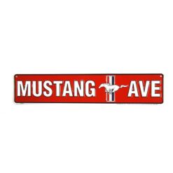 Placa Decorativa Mustang Ave