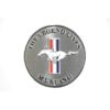 Placa Decorativa Mustang Silver