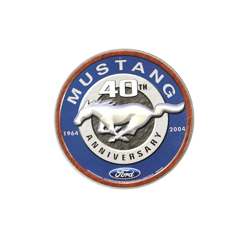 Placa Decorativa Mustang 40 Aniversario