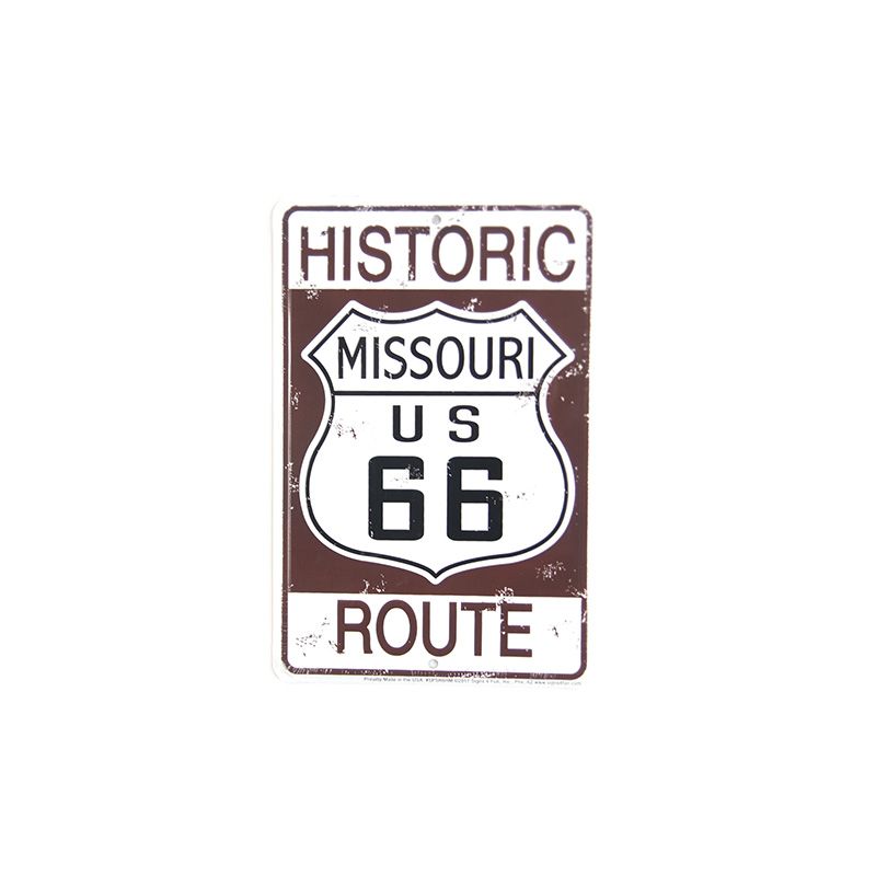 Placa Decorativa Carretera Missouri Route 66
