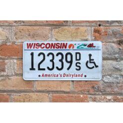Matrículas Americanas Wisconsin Disabled