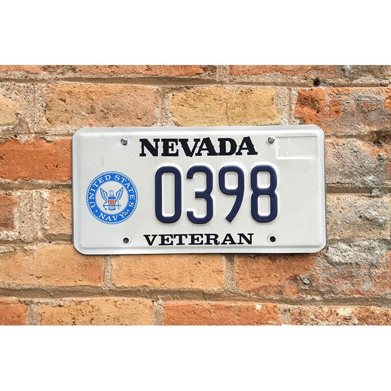 Matrículas Americanas Nevada Veteran