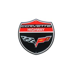 Placa Decorativa Escudo Corvette Highway