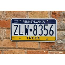 Matrículas Americanas Pennsylvania Truck
