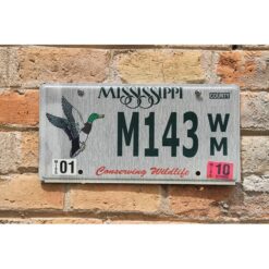 Matrículas Americanas Mississippi Conserving Wildlife Duck