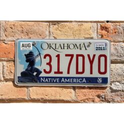 Matrículas Americanas Oklahoma Native America