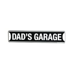 Placa Decorativa Dad's Garage