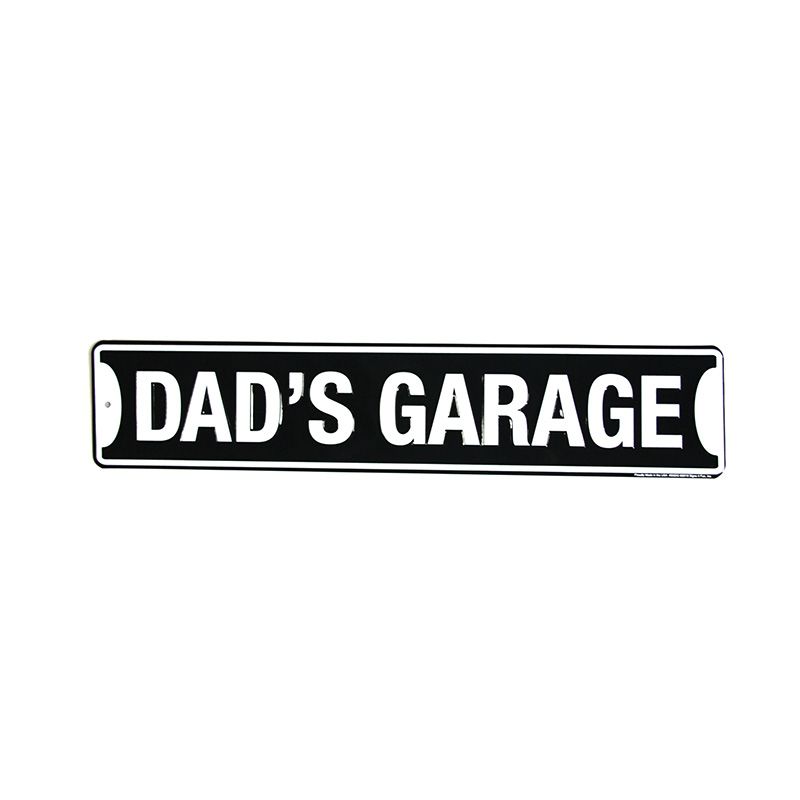 Placa Decorativa Dad's Garage