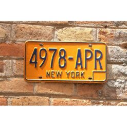 Matrículas Americanas New York Año 1973 - 1986