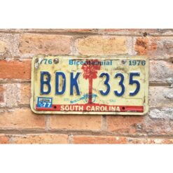 Matrículas Americanas South Carolina Bicentennial