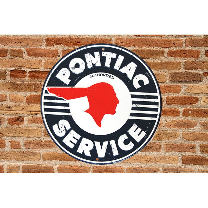 Placa Decorativa Pontiac Service - Imagen 2