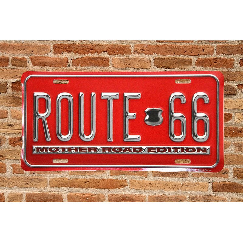 Placa de Matricula Decorativa Route 66 Mother Road Edition - Imagen 2