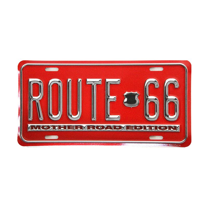 Placa de Matricula Decorativa Route 66 Mother Road Edition