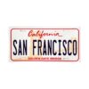 Placa de Matricula Decorativa San Francisco
