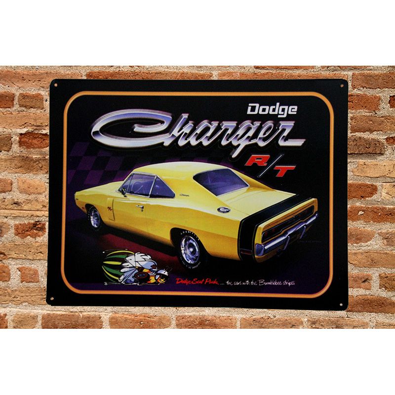 Placa Decorativa Dodge Charger RT - Imagen 2
