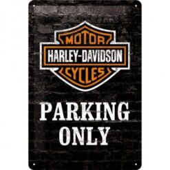 Placa decorativa Harley Davidson Parking Only 20x30 cm