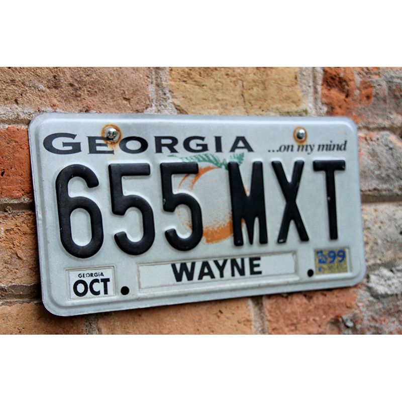 Matrículas Americanas Georgia on my mind - Imagen 2
