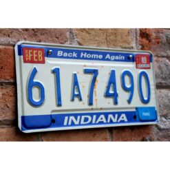 Matrículas Americanas Indiana Back Home Again - Imagen 2
