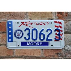 Matrículas Americanas Kentucky Navy