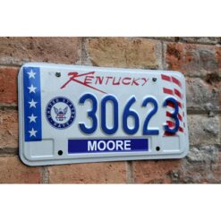 Matrículas Americanas Kentucky Navy - Imagen 2