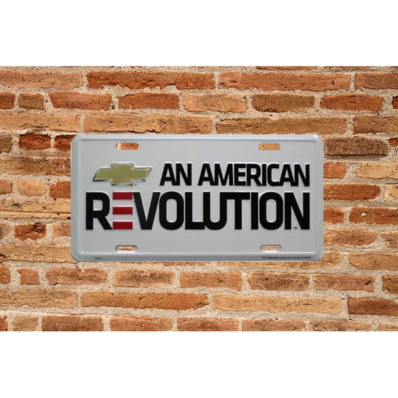 Placa de Matricula Decorativa Chevrolet Revolution - Imagen 2