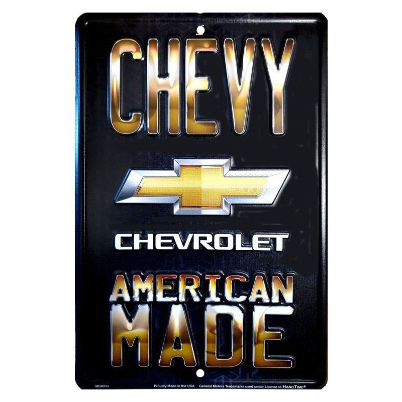 Placa Decorativa Chevrolet American Made Chevy