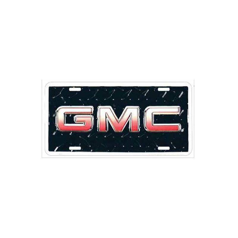 Placa de Matricula Decorativa GMC