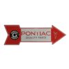 Placa Decorativa Pontiac Quality Parts Flecha