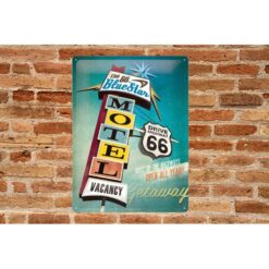Placa decorativa Route 66 Motel 30x40 cm - Imagen 2