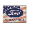 Placa decorativa de metal Ford American Pride 30x40 cm