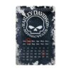 Calendario Placa decorativa Harley Davidson Skull 20x30 cm