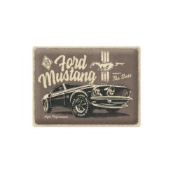 Placa decorativa de metal Ford Mustang 69 The Boss 30x40 cm