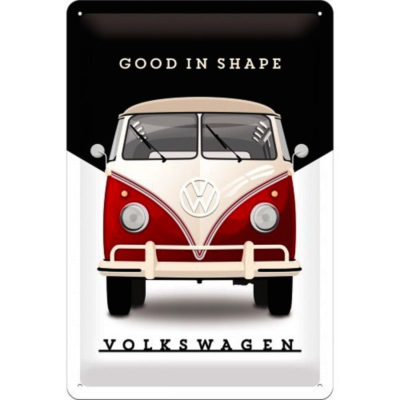 Placa decorativa Volkswagen Good in Shape 20x30 cm