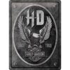 Placa decorativa Harley Davidson Iron Eagle 30x40 cm