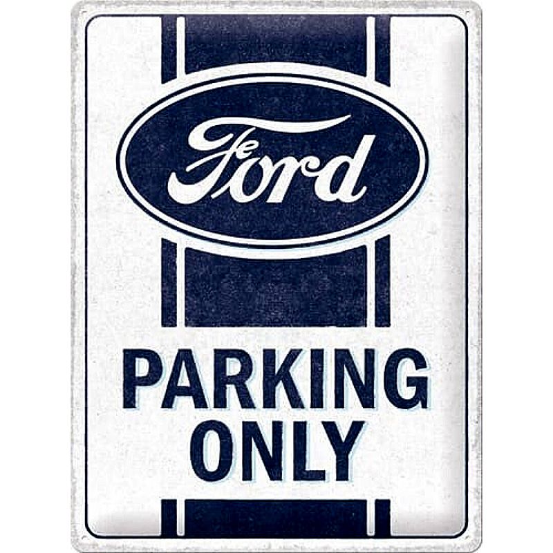 Placa decorativa de metal Ford Parking Only