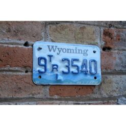Matrículas Americanas Wyoming Moto - Imagen 2