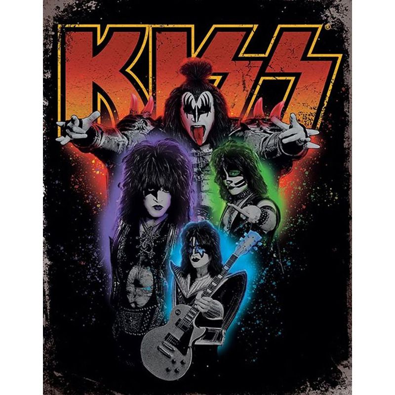 Placa Decorativa Kiss