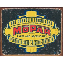Placa Decorativa Mopar Trade Mark