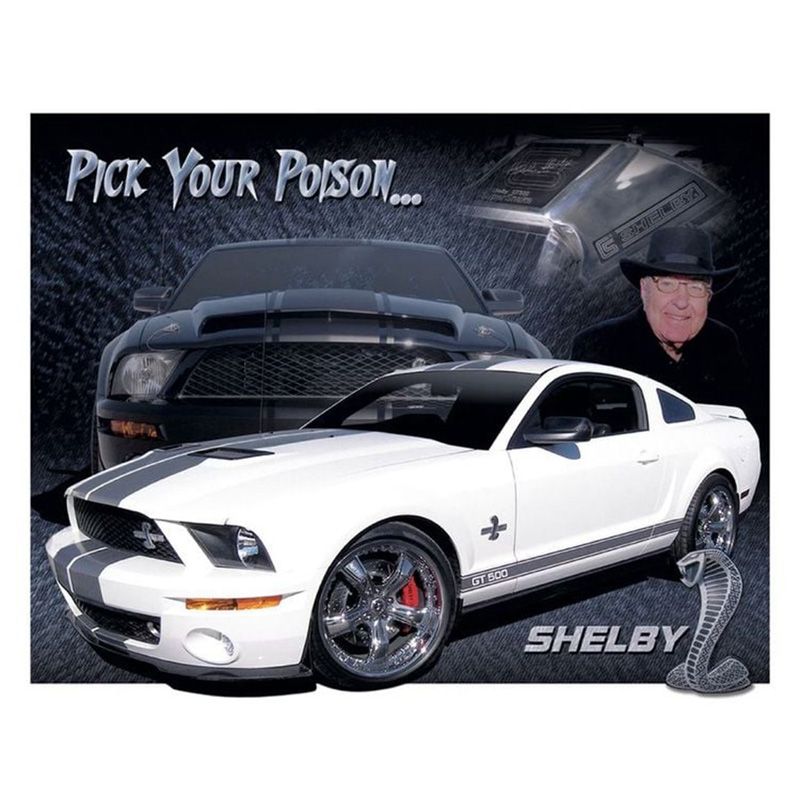 Placa Decorativa Carrol Shelby