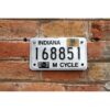 Matrículas Americanas Indiana Moto Relieve
