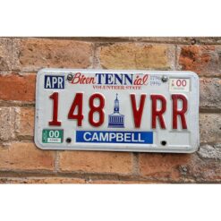 Matrículas Americanas Tennessee Bicentennial