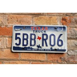 Matrículas Americanas Texas Truck Lone Star