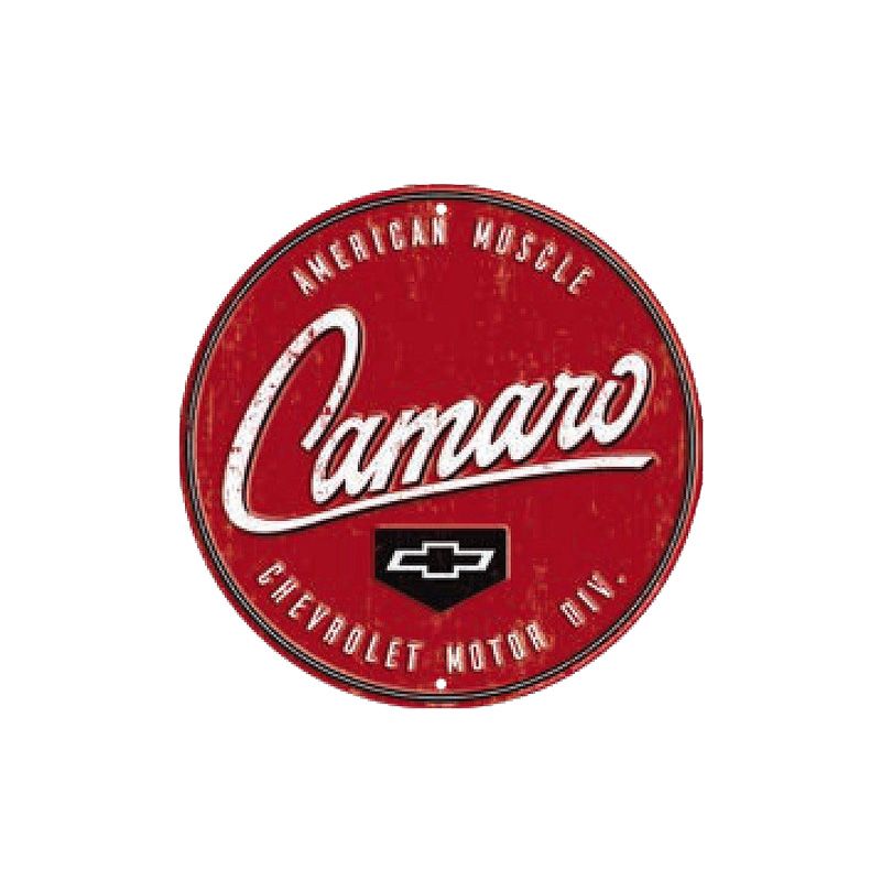 Placa Decorativa Camaro American Muscle