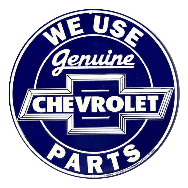 Placa Decorativa Chevrolet Parts