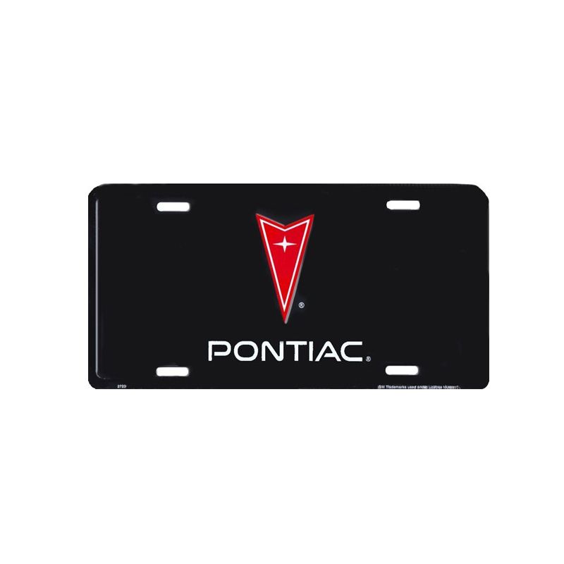 Placa de Matricula Decorativa Pontiac